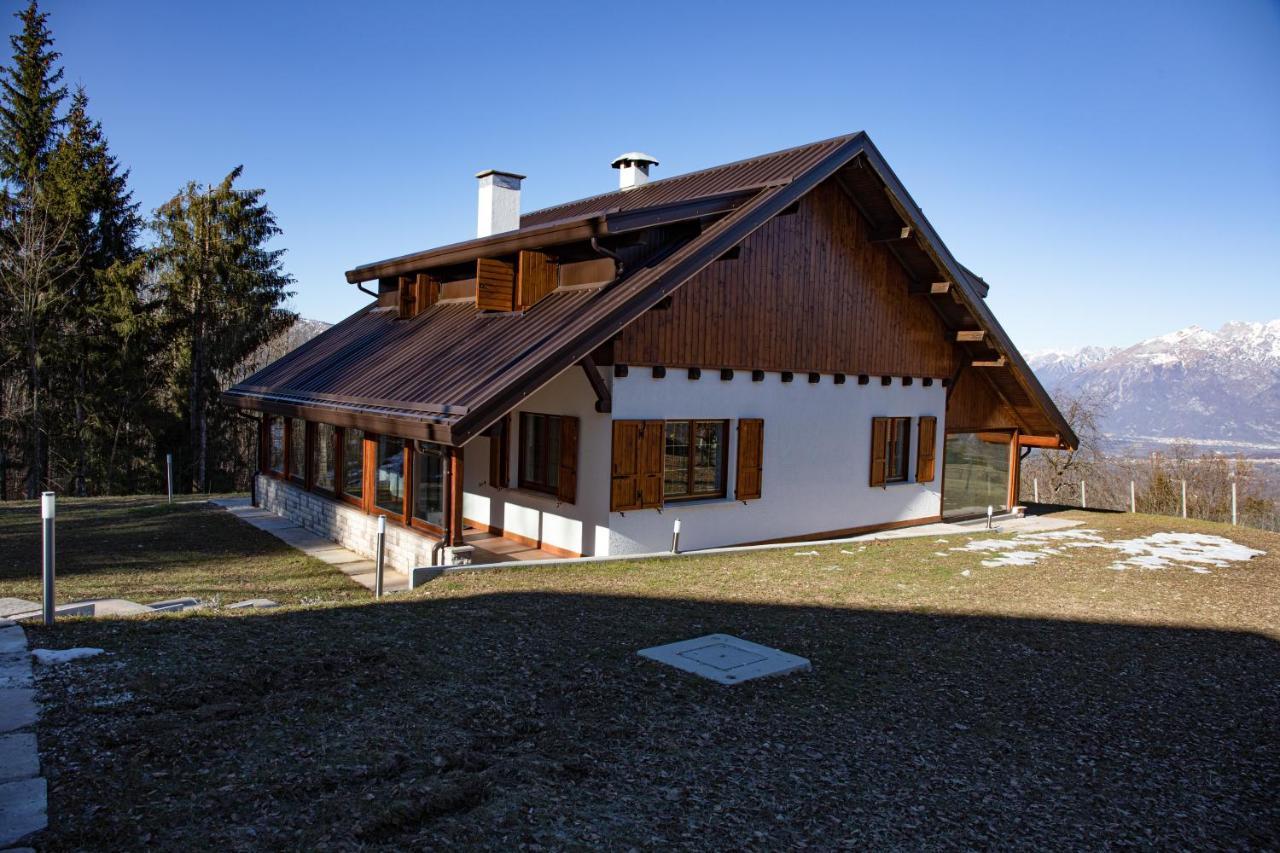 Maison Faganello Chalet Tambre dʼAlpago Exteriör bild